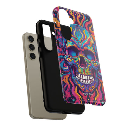 Flaming Skull Samsung S24 Plus Case - Tough