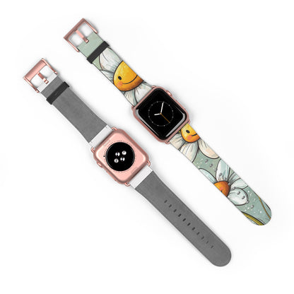 Smiling Daisies Burst - Watch Band