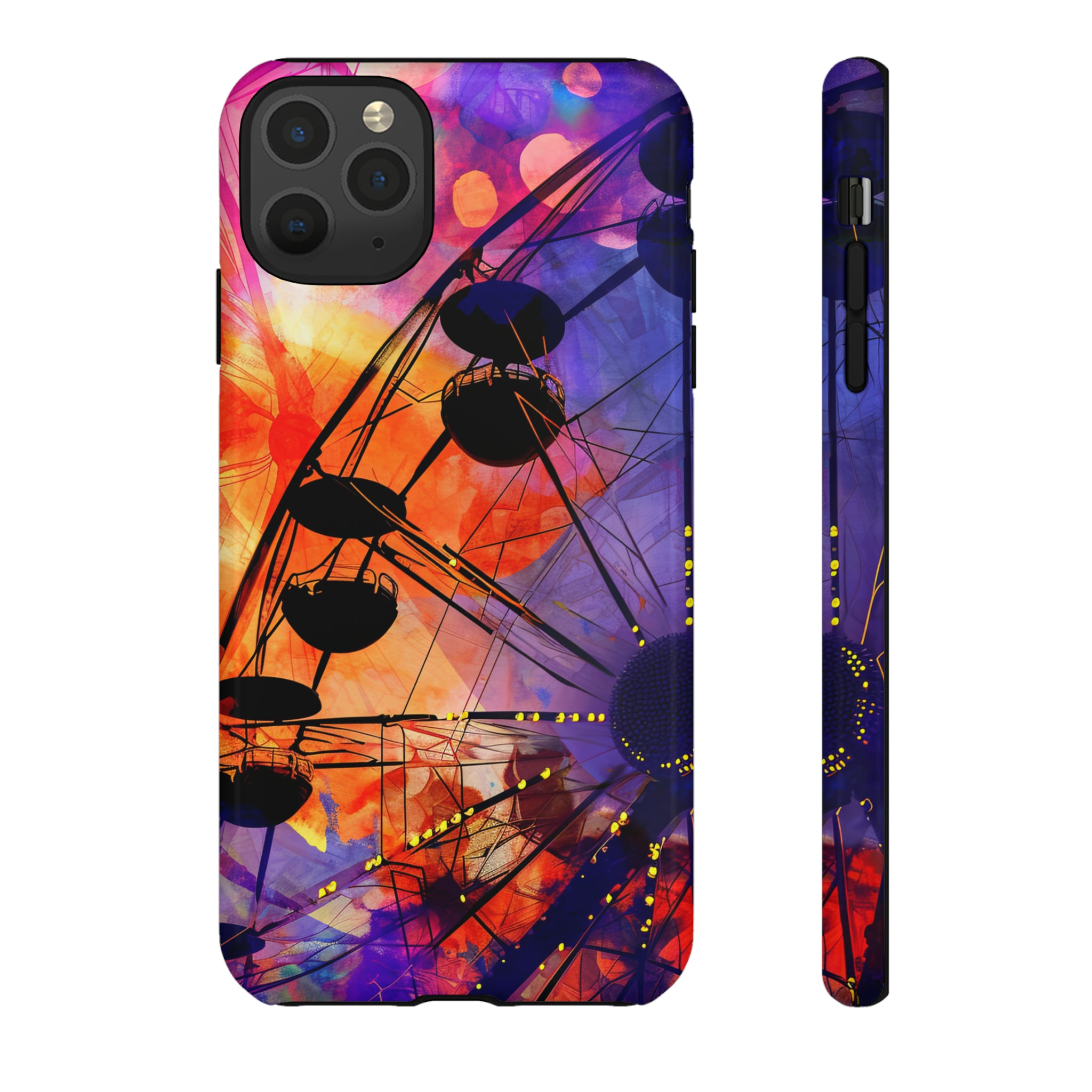 Romantic Ferris Wheel Delight - Protective Phone Case