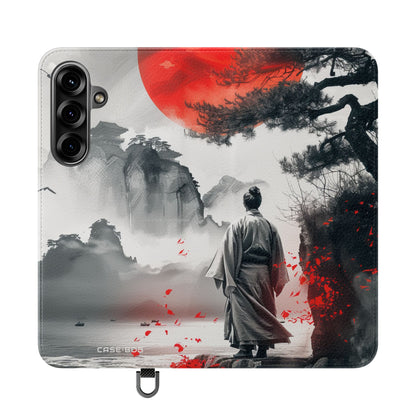 Red Sun Serenity - Samsung S25+ Case - Lompakko