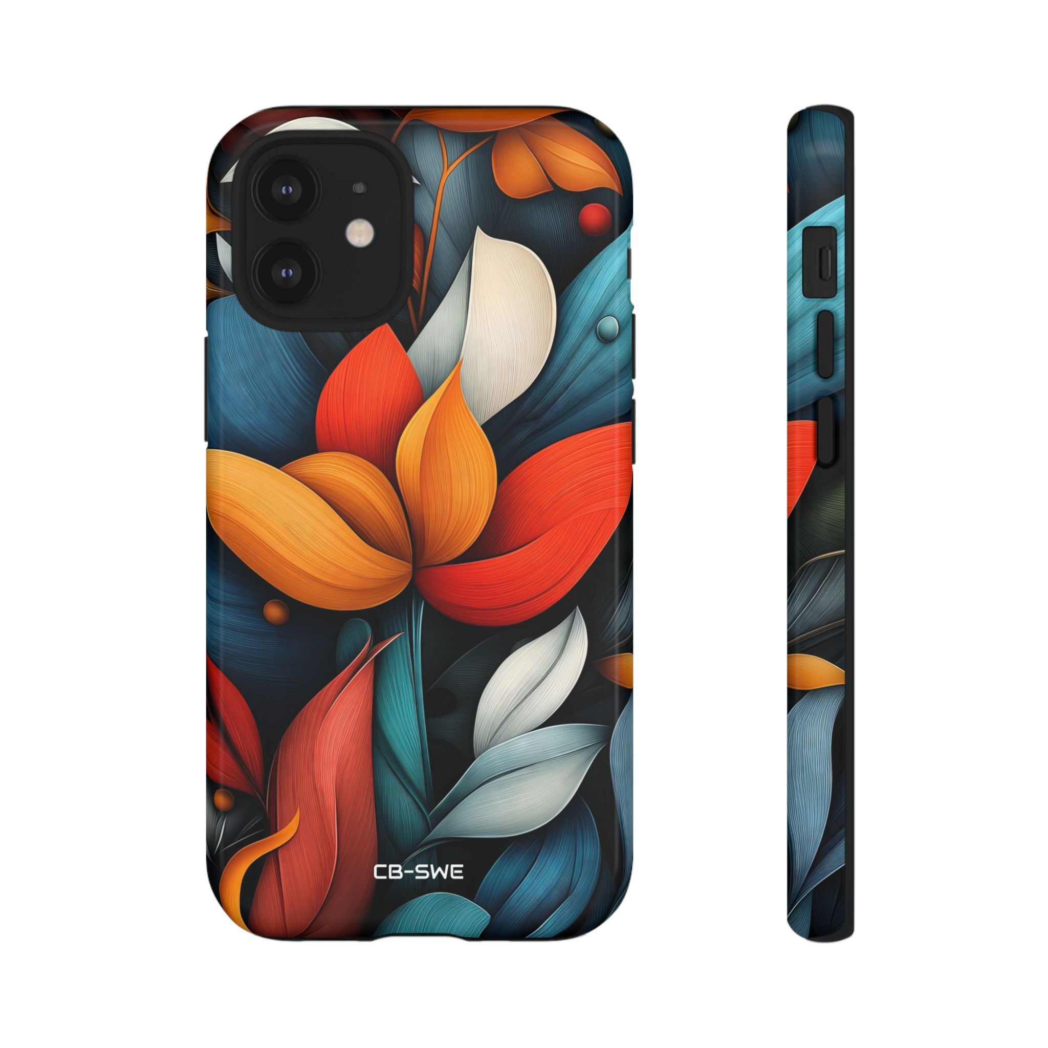 Vibrant Floral Harmony - iPhone Case