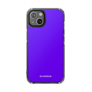 Electric Indigo | Phone Case for iPhone (Clear Impact Case - Magnetic)