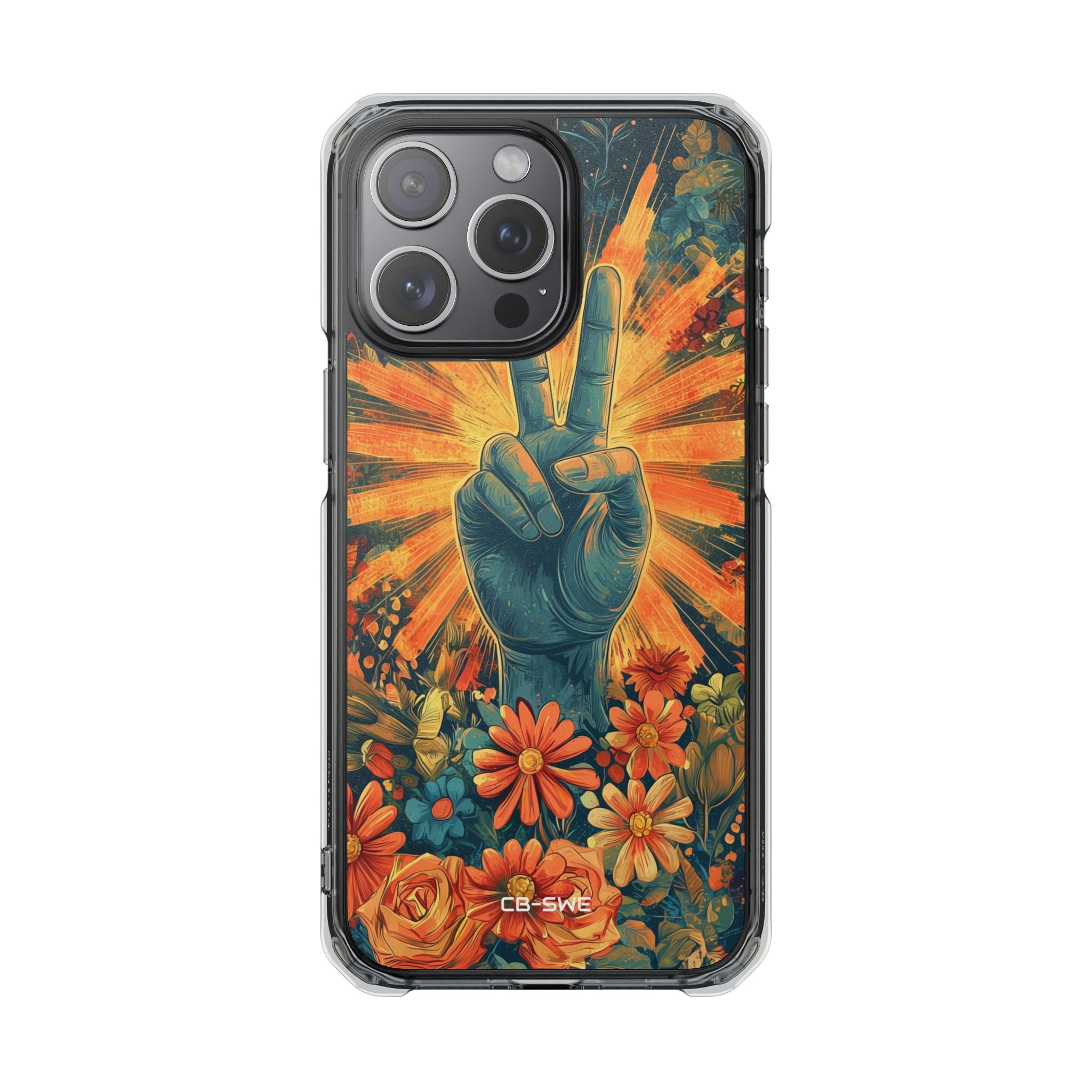 Flowers Embrace Peace iPhone Case - Impact