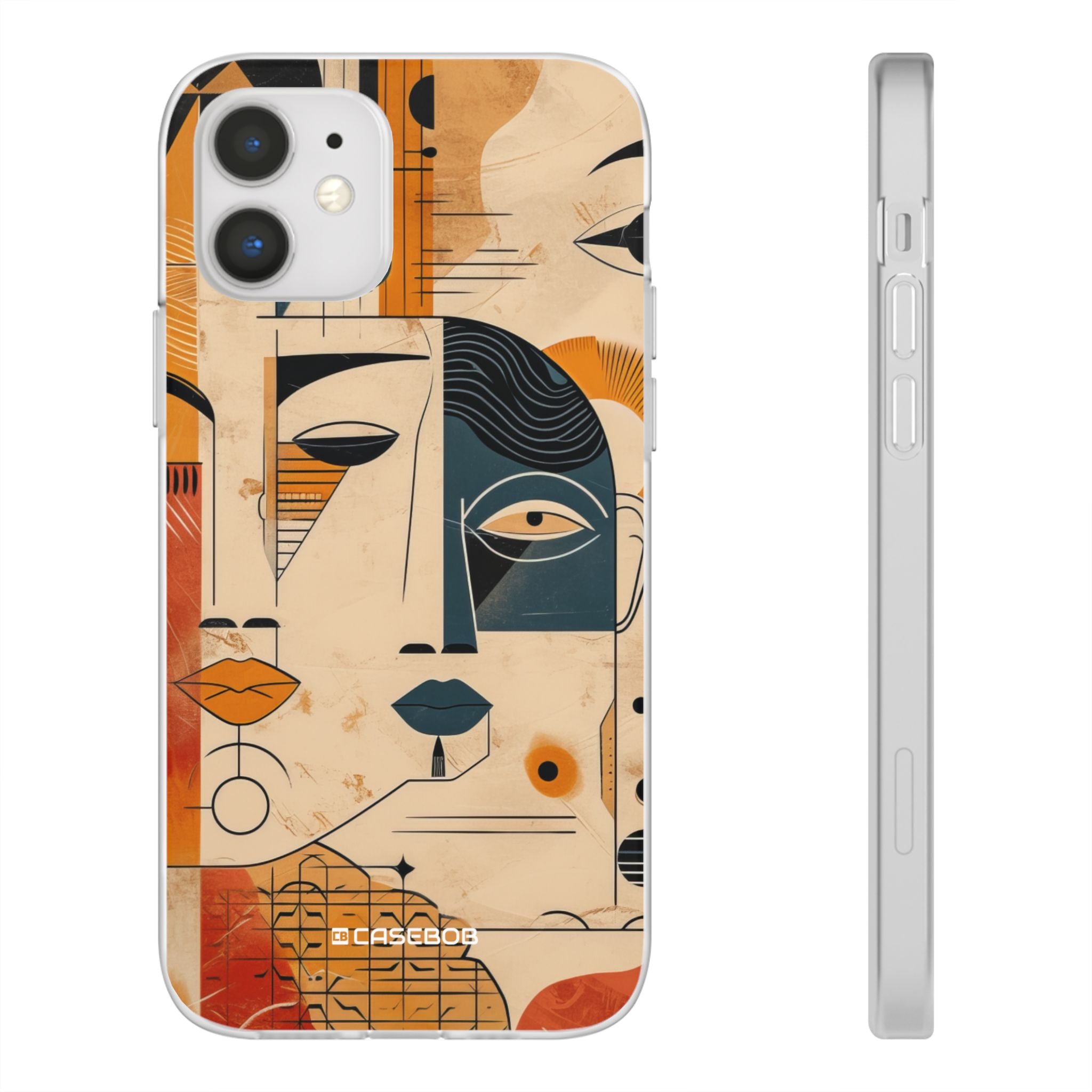 Cubist Introspection | Flexible Phone Case for iPhone