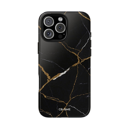 Golden Veins Emerge - iPhone Case