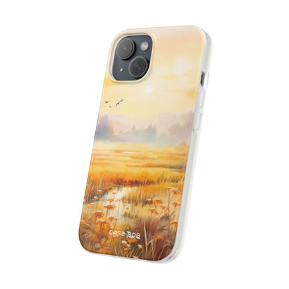 Glowing Sunrise iPhone 15 Case - Soft
