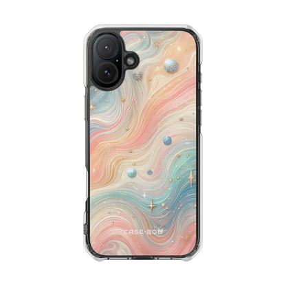 Iridescent Swirls iPhone 16 Plus Case - Impact