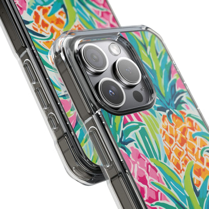 Pineapples Dance Bright iPhone Case - Impact