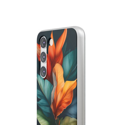 Tropical Leafburst Samsung S23 Case - Soft