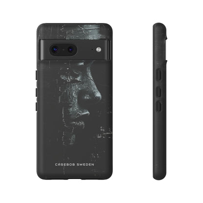 Monochrome Bloom Google Pixel 7 - Tough Phone Case