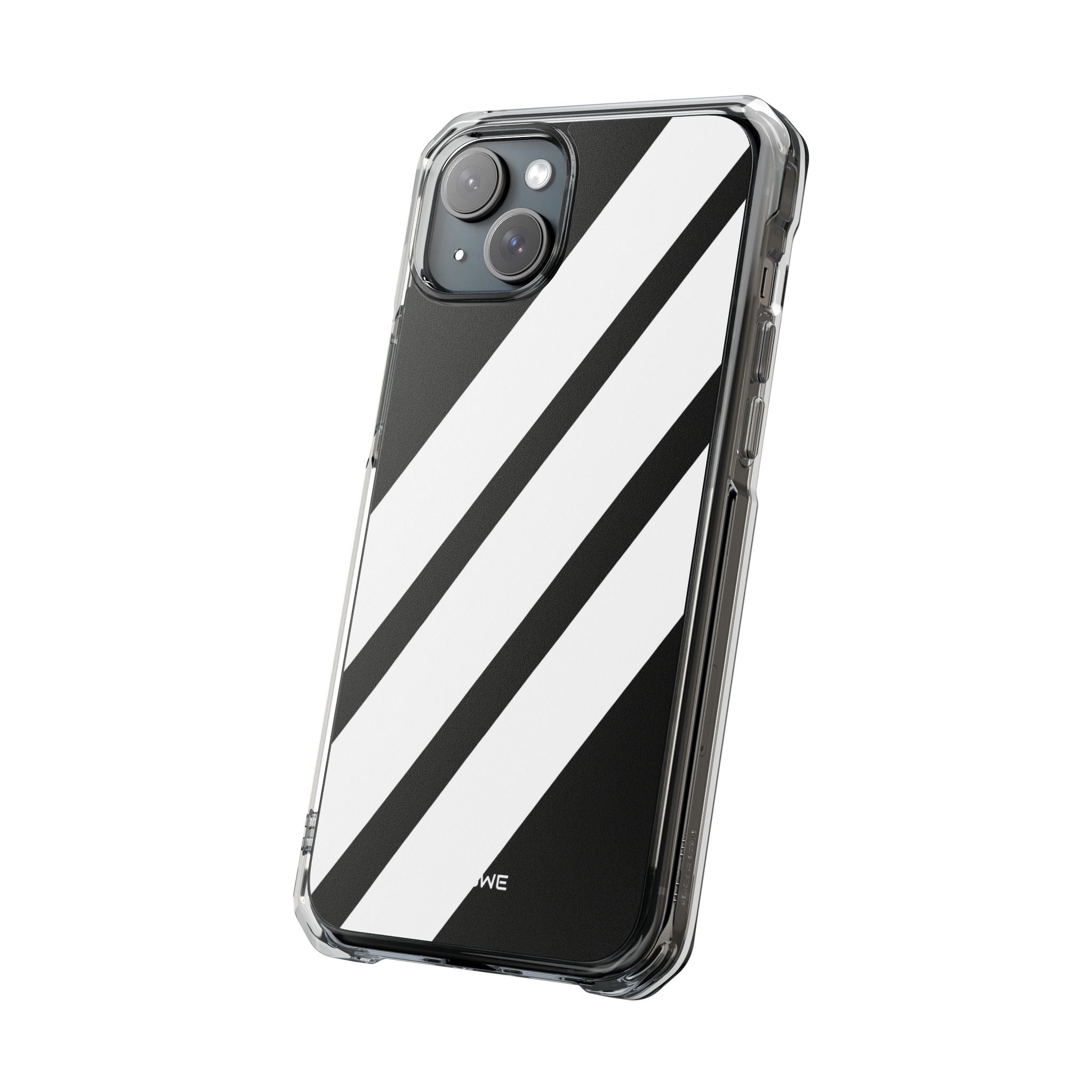 Monochrome Diagonal Symmetry iPhone Case - Impact