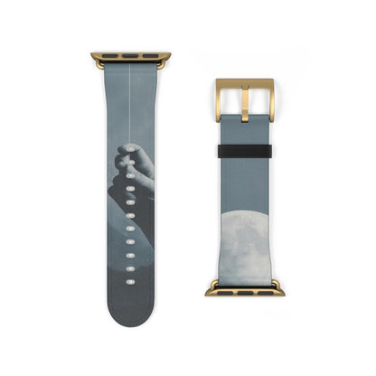 Moon Balloon Blue - Watch Band