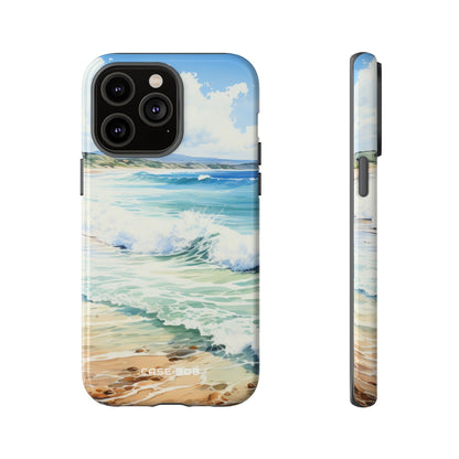 Foamy Wave Breeze iPhone 14 Pro Max Case - Tough