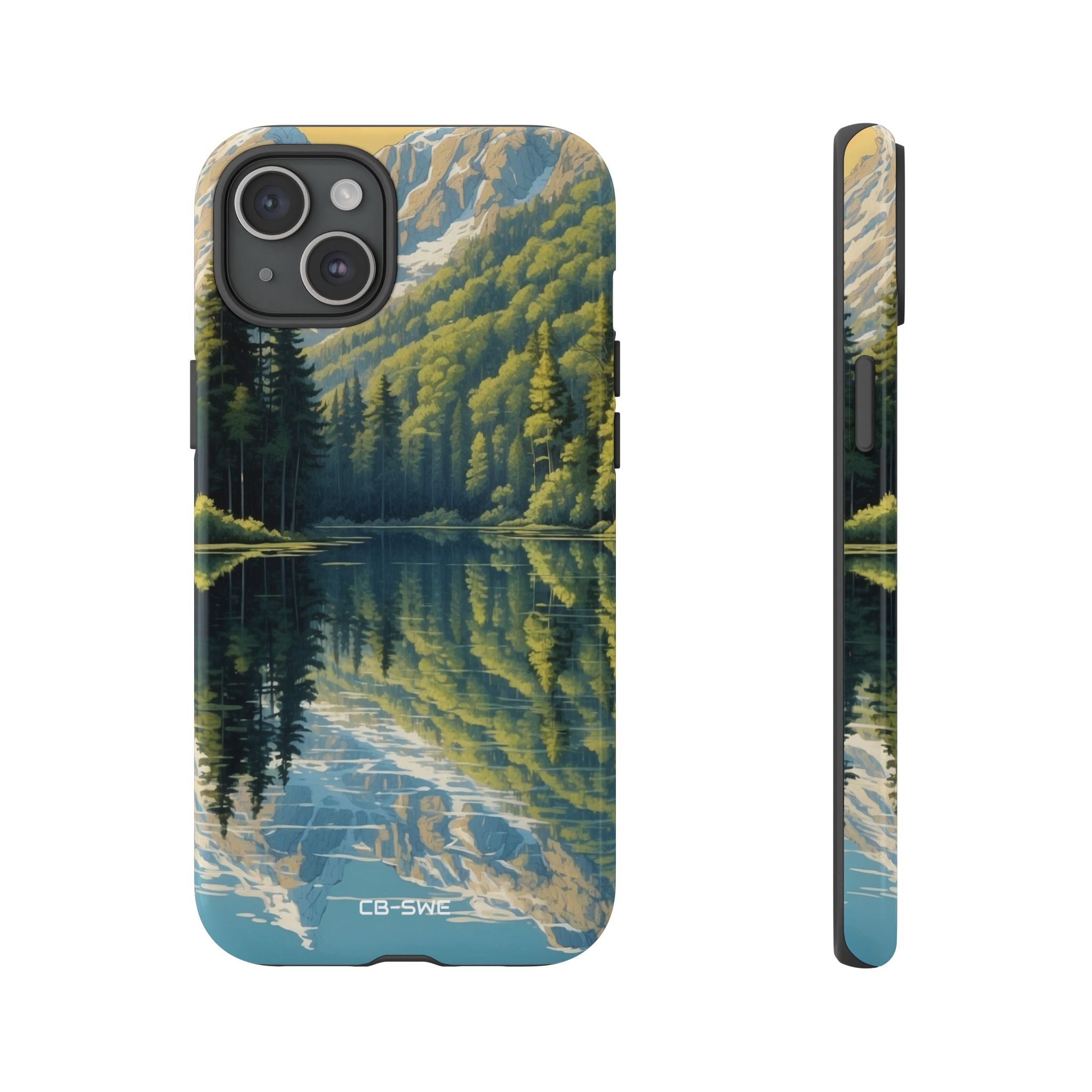 Mountain Peaks Reflect - iPhone Case