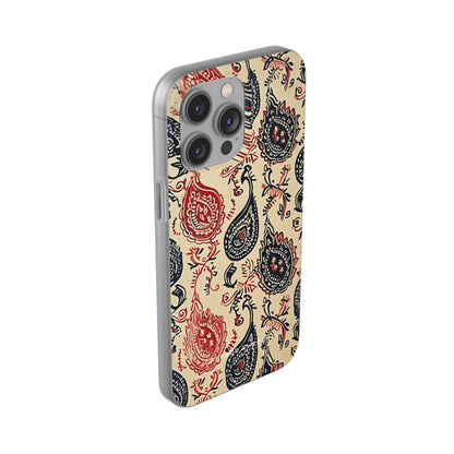 Vintage Paisley Elegance iPhone 14 - Flexi Phone Case