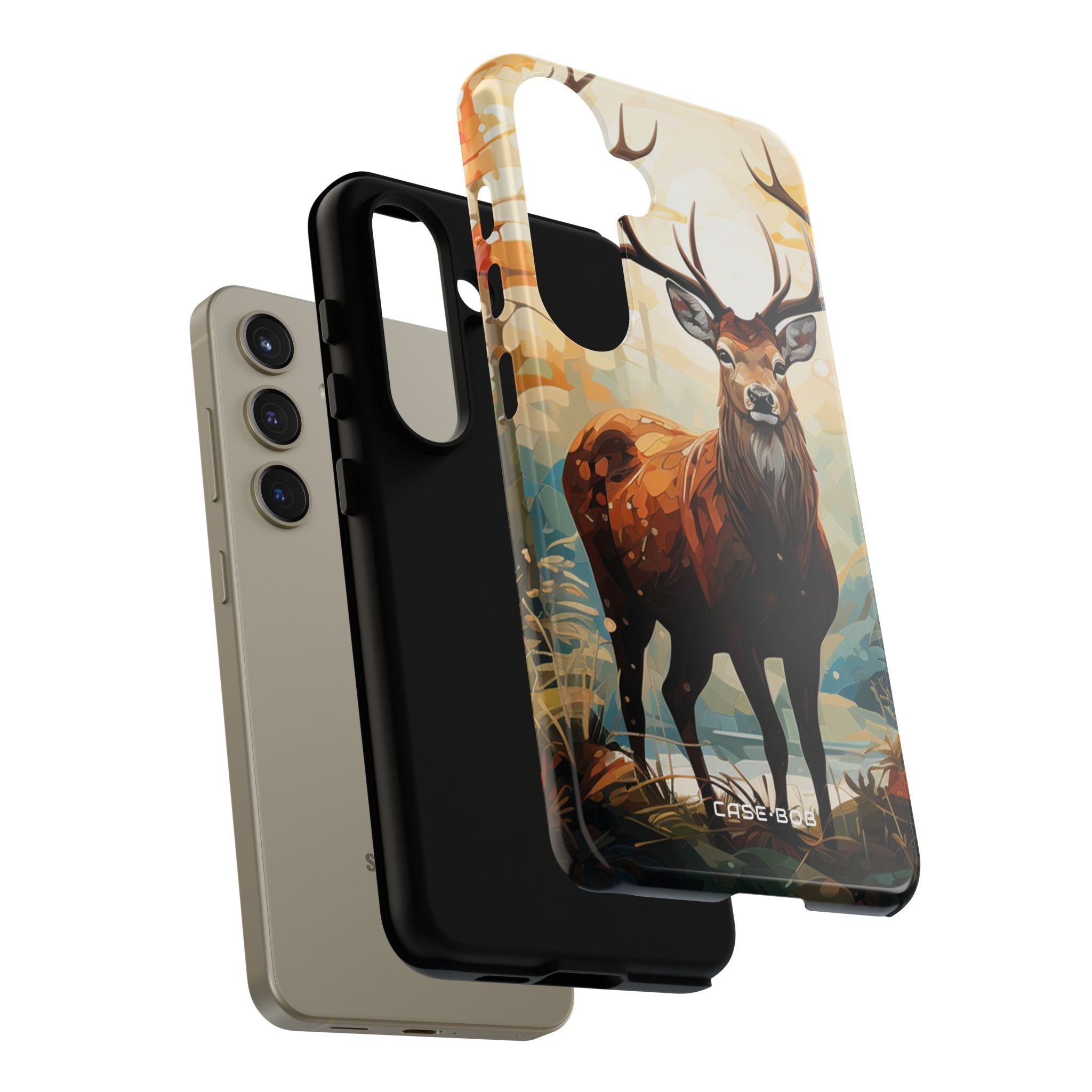 Glowing Stag Samsung S24 Case - Tough