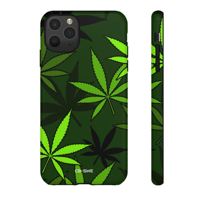 Green Leaf Symmetry - iPhone Case