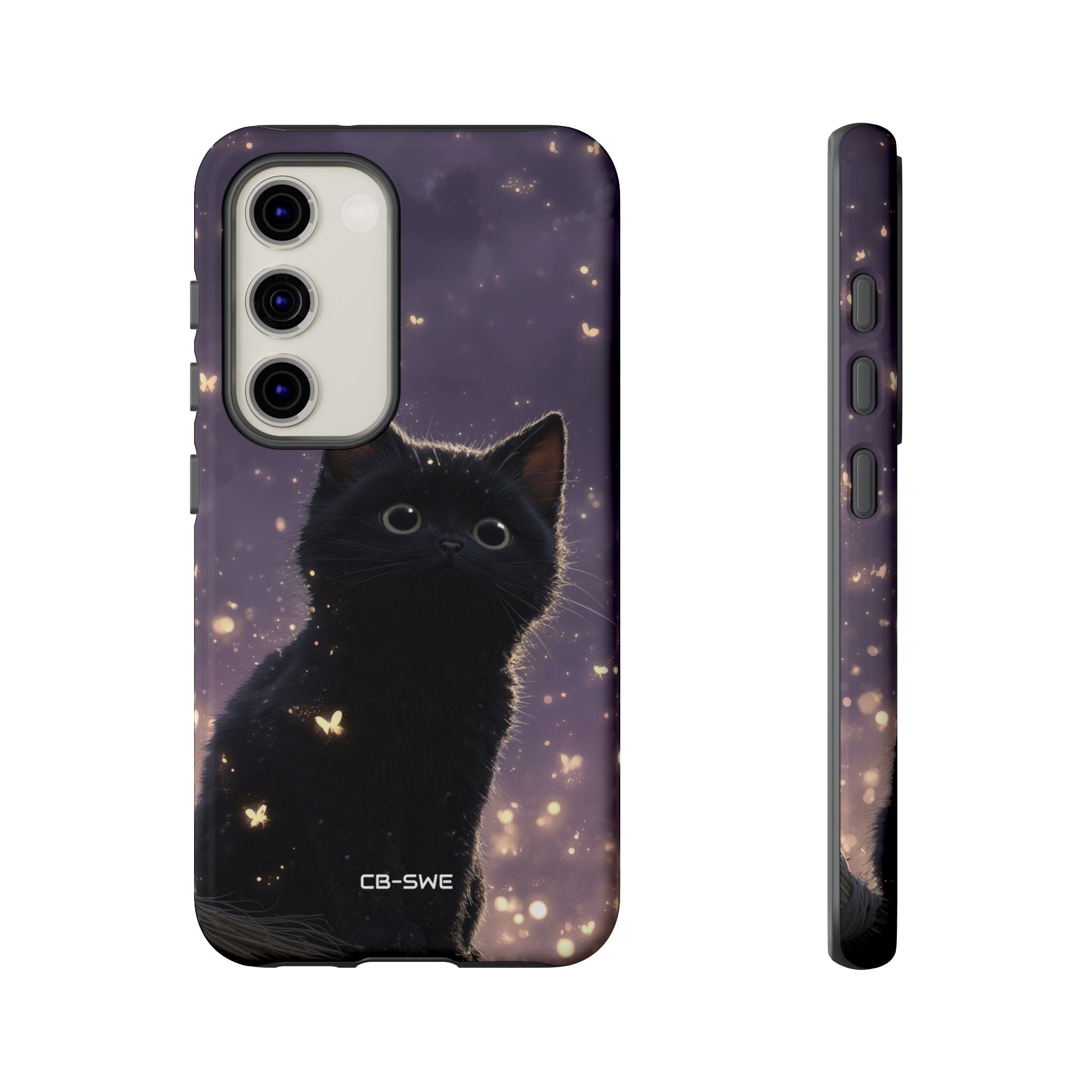 Whimsical Cat Soars - Samsung Case