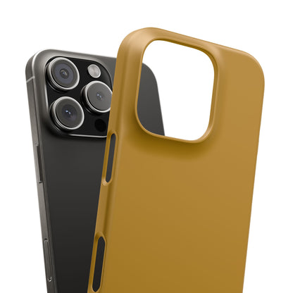 Dark Golden Rod iPhone 16 - Slim Phone Case