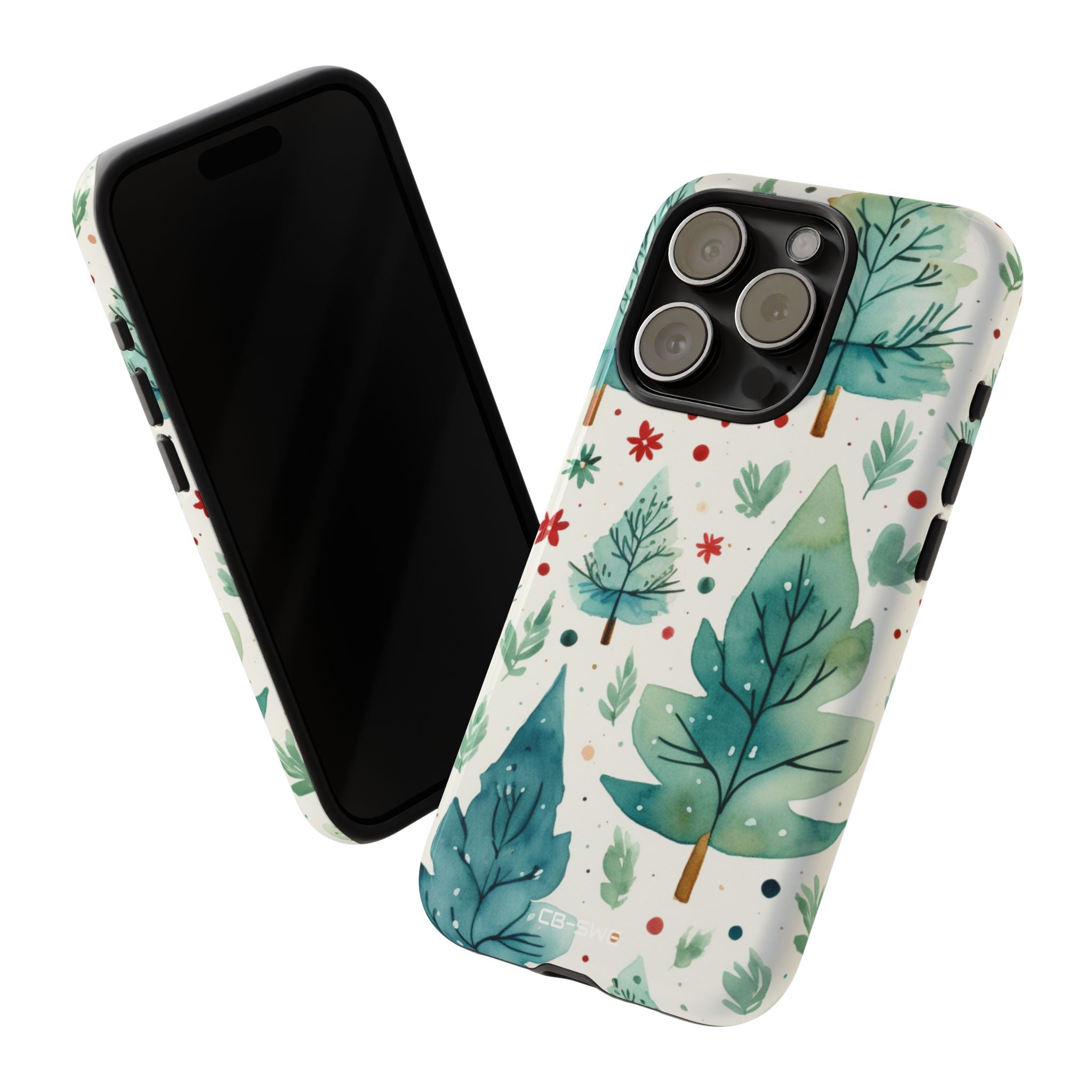 Joyful Evergreen Dance - iPhone Case