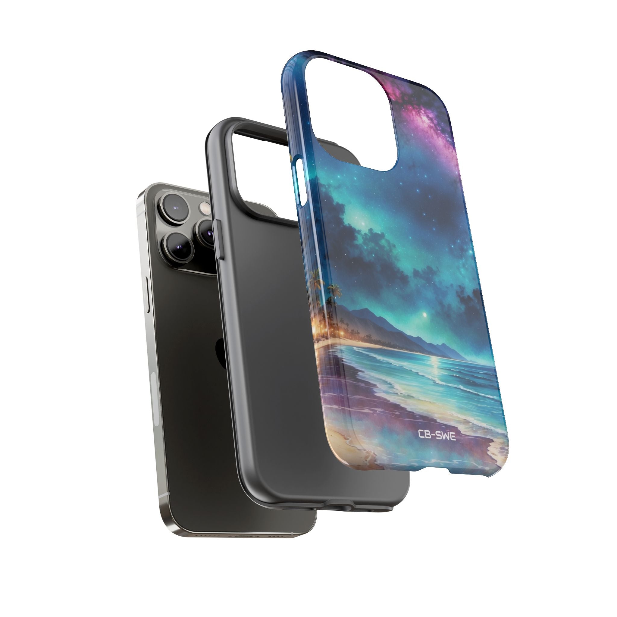 Waves Embrace Stars - iPhone Case