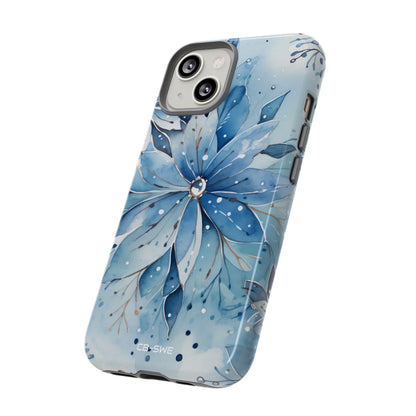 Floral Frost Embrace - iPhone Case