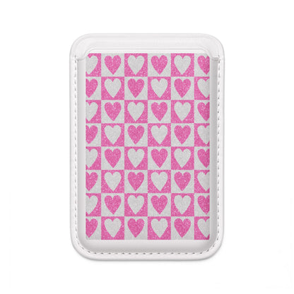 Glitter Heartgrid Wallet – MagSafe Ready