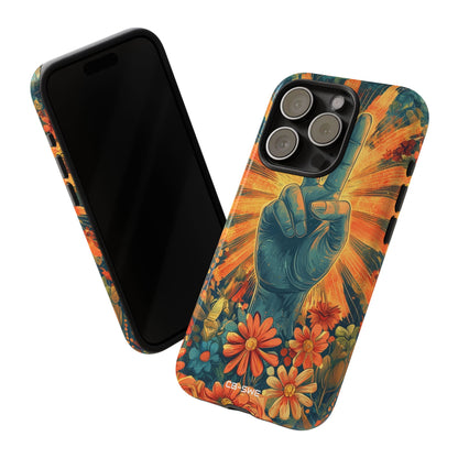 Flowers Embrace Peace - iPhone Case