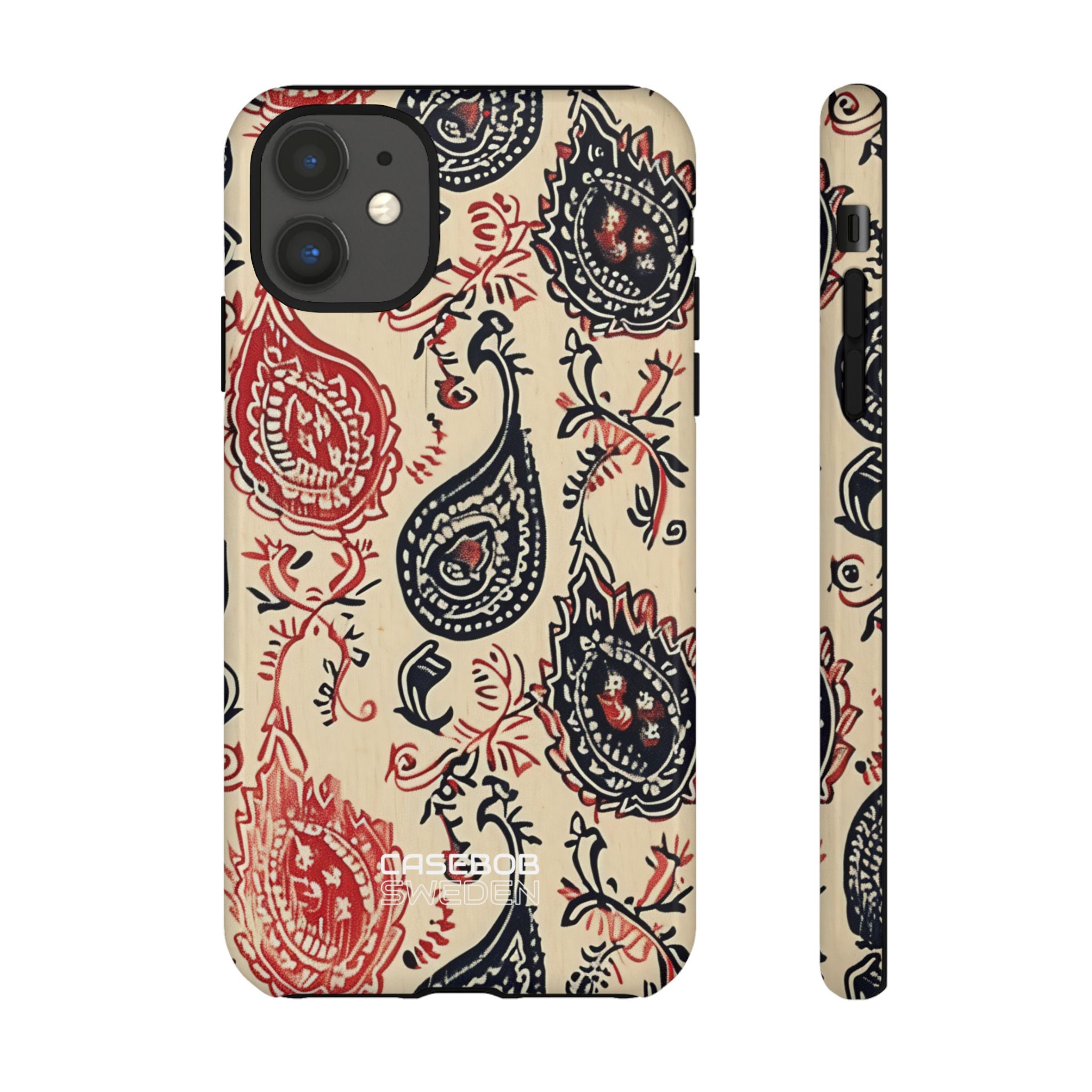 Navy Paisley Swirl iPhone 11 - Tough
