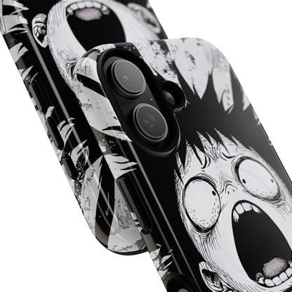 Screaming Stripes iPhone 17 Case - Tough+