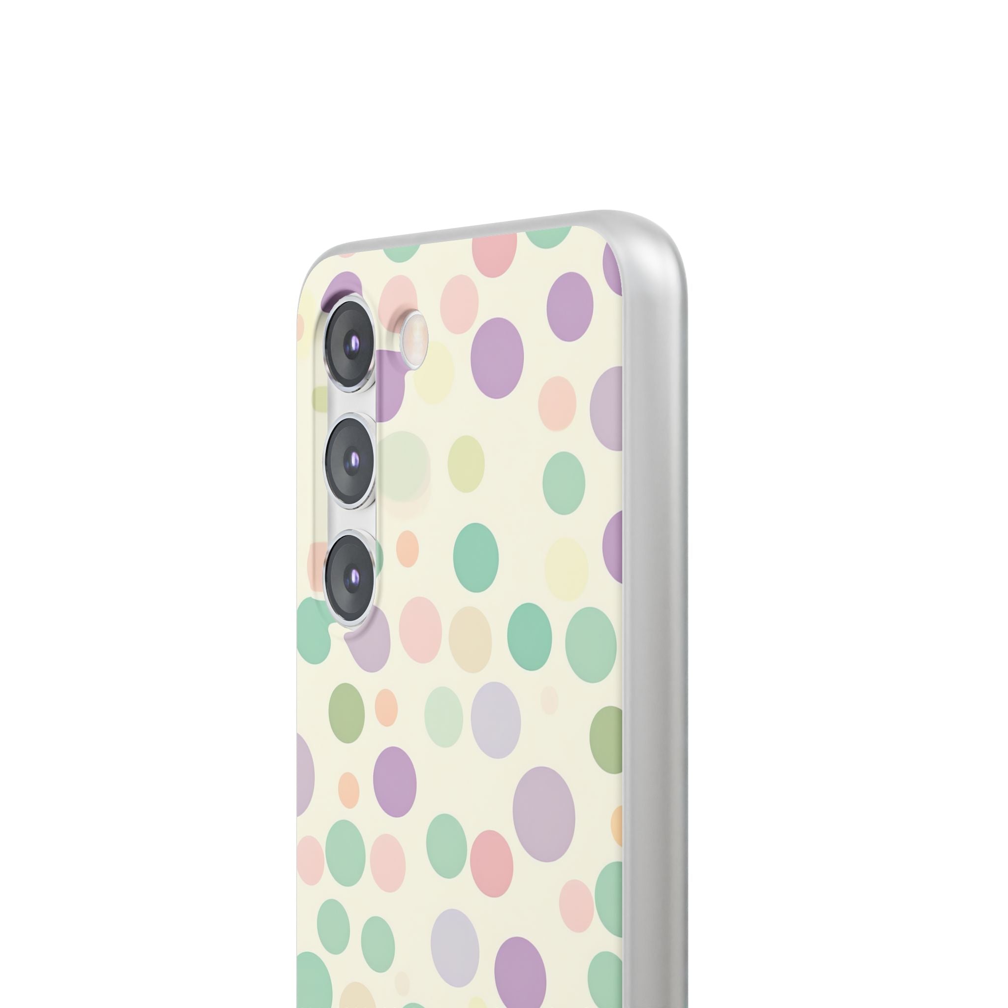 Playful Pastel Polka Dots - Flexi Samsung S23 Phone Case