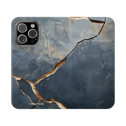Copper Crackscape - iPhone 16 Pro Case - Wallet