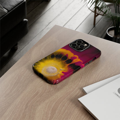 Deep Purple Ink Art iPhone Case (Protective) Phone Case