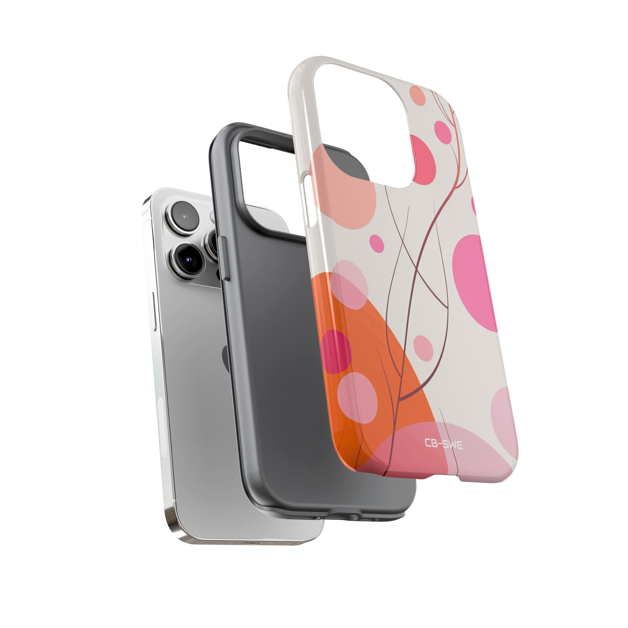 Circles Embrace Lines - iPhone Case