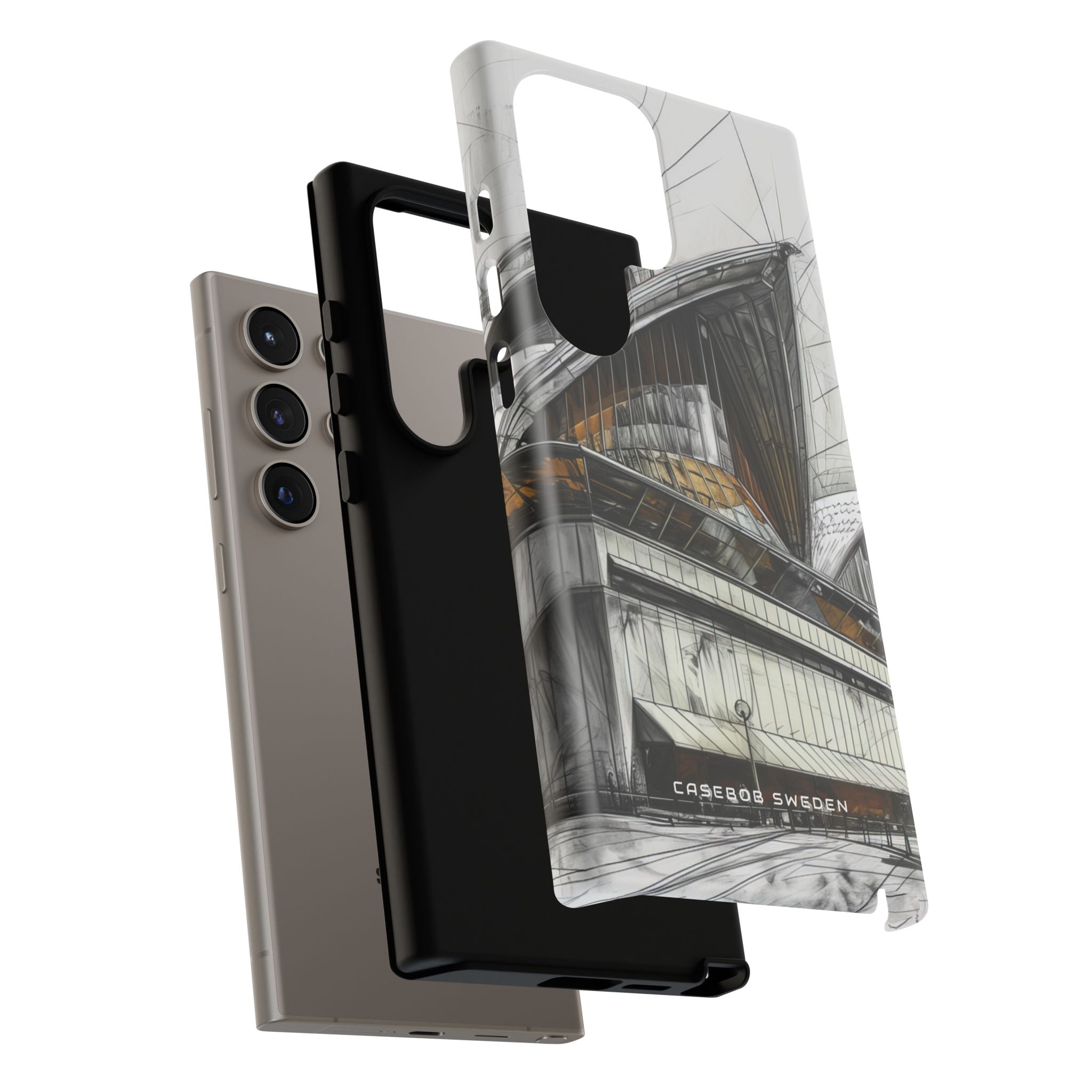 Architectural Curves in Line Formation Samsung S24 - Tough Phone Case