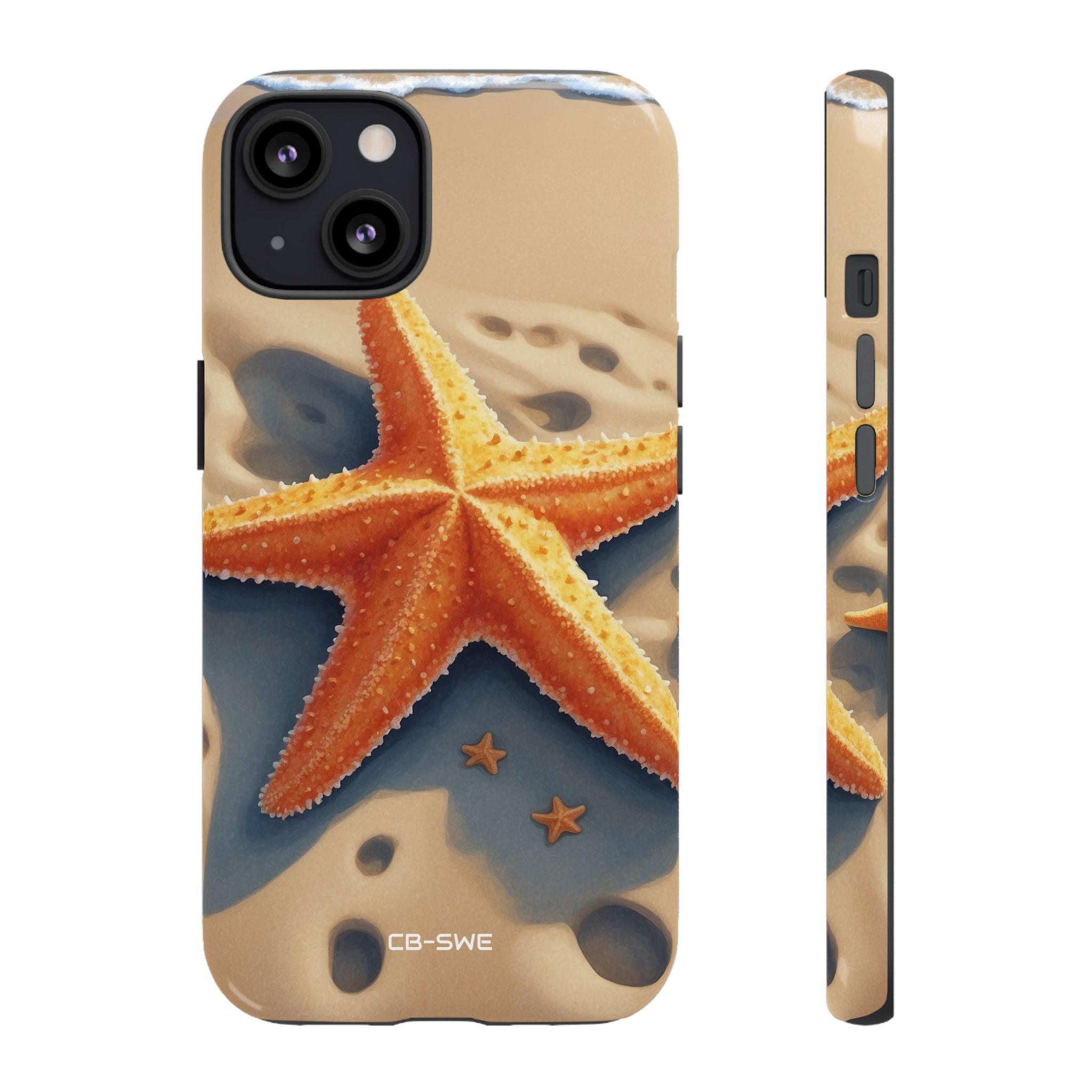 Starfish Rests On Sand - iPhone Case