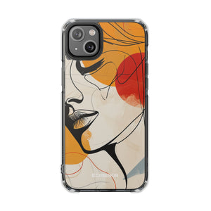 Contemplative Warmth - Phone Case for iPhone (Clear Impact - Magnetic)