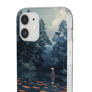 Tranquil Lotus Serenity | Flexible Phone Case for iPhone