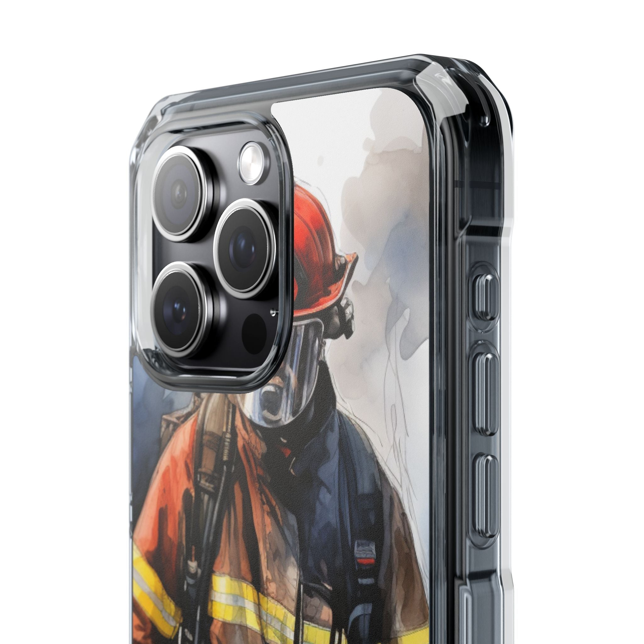 Firefighter In Motion iPhone Case - Impact