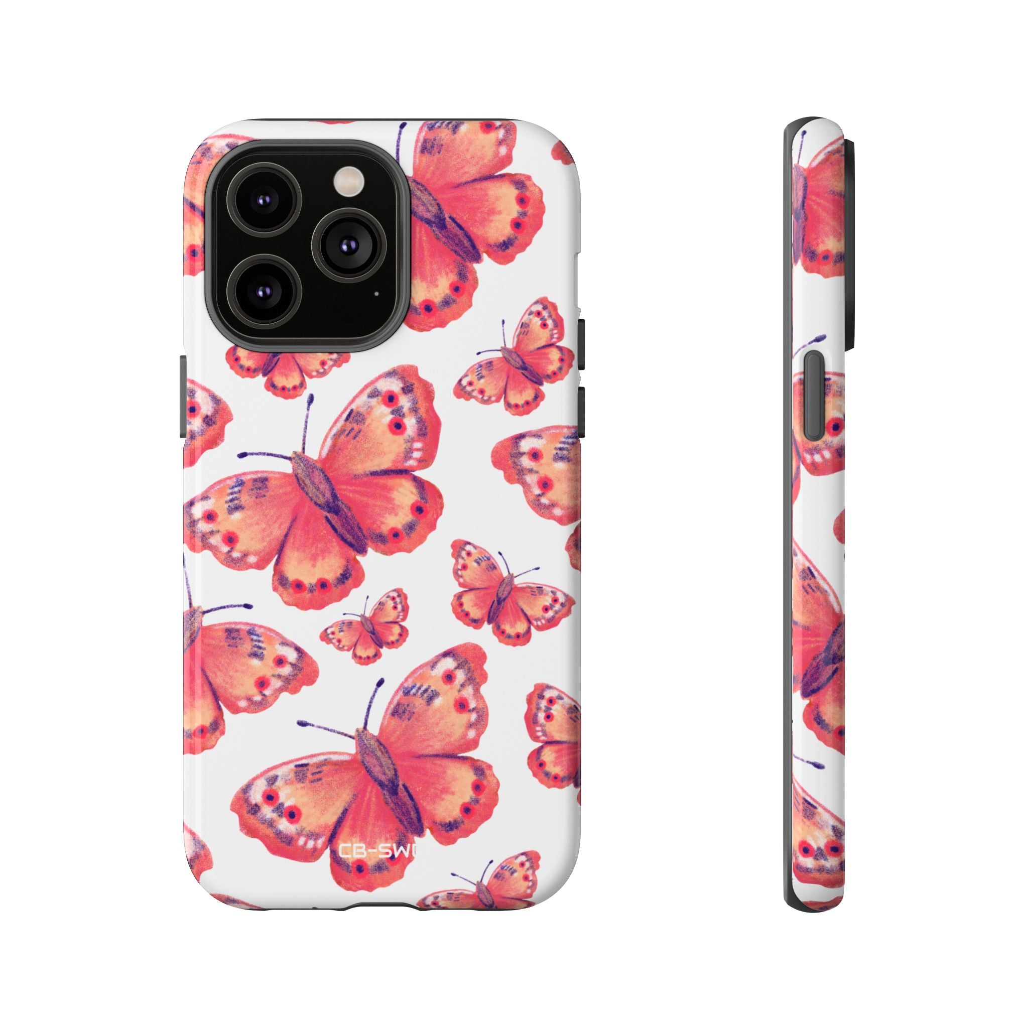 Vibrant Butterfly Dance - iPhone Case