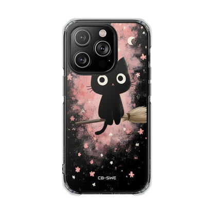Whimsical Cat Soars iPhone Case - Impact