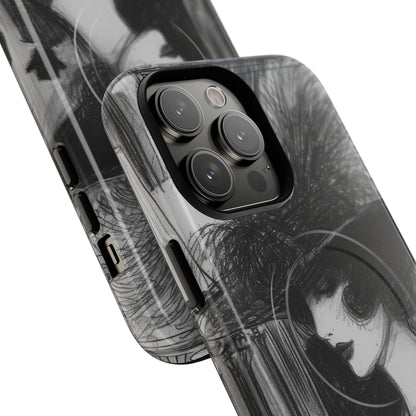 Vintage Feather Elegance iPhone 14 - Tough+
