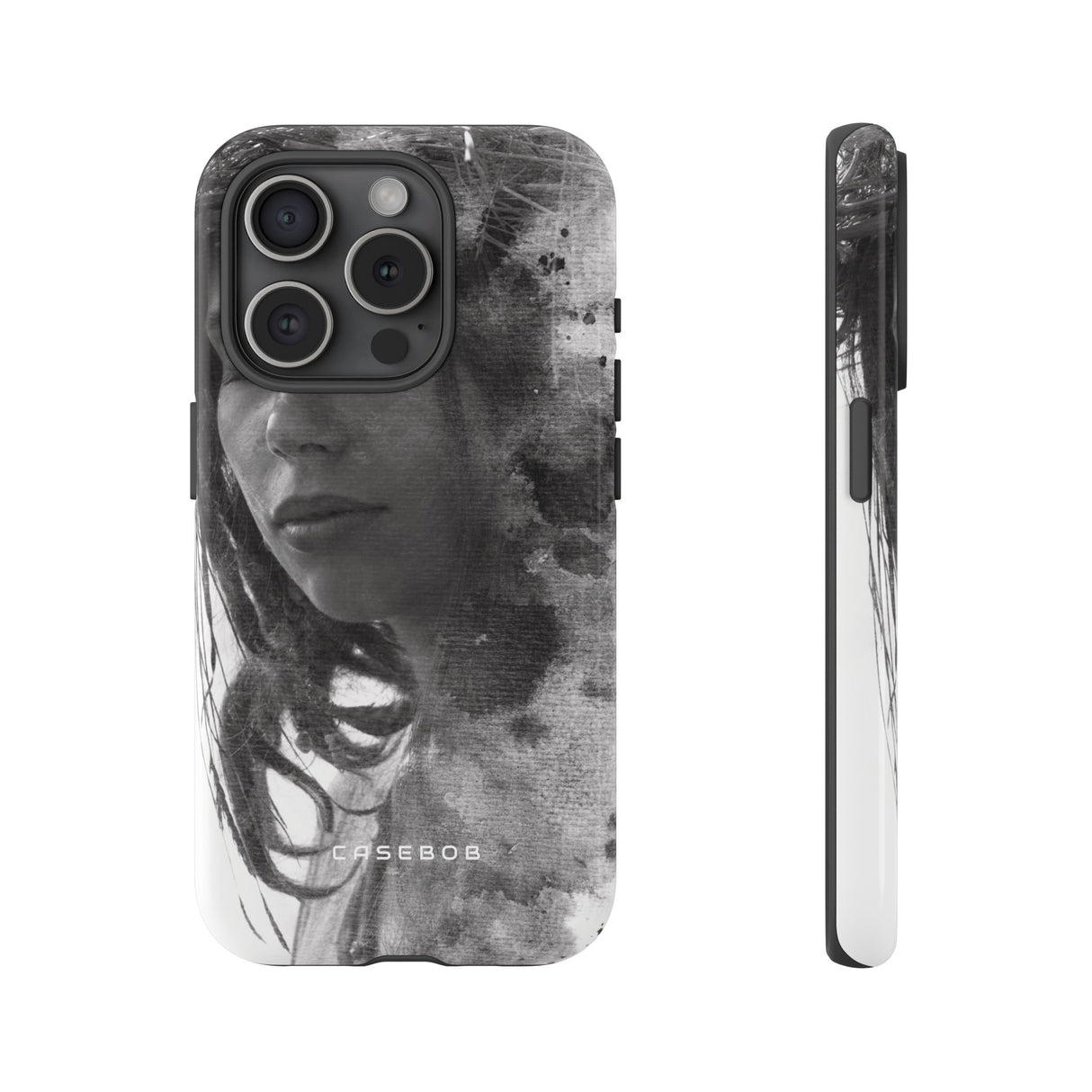 Portrait Lady Phone Case - Protective - Protective Phone Case