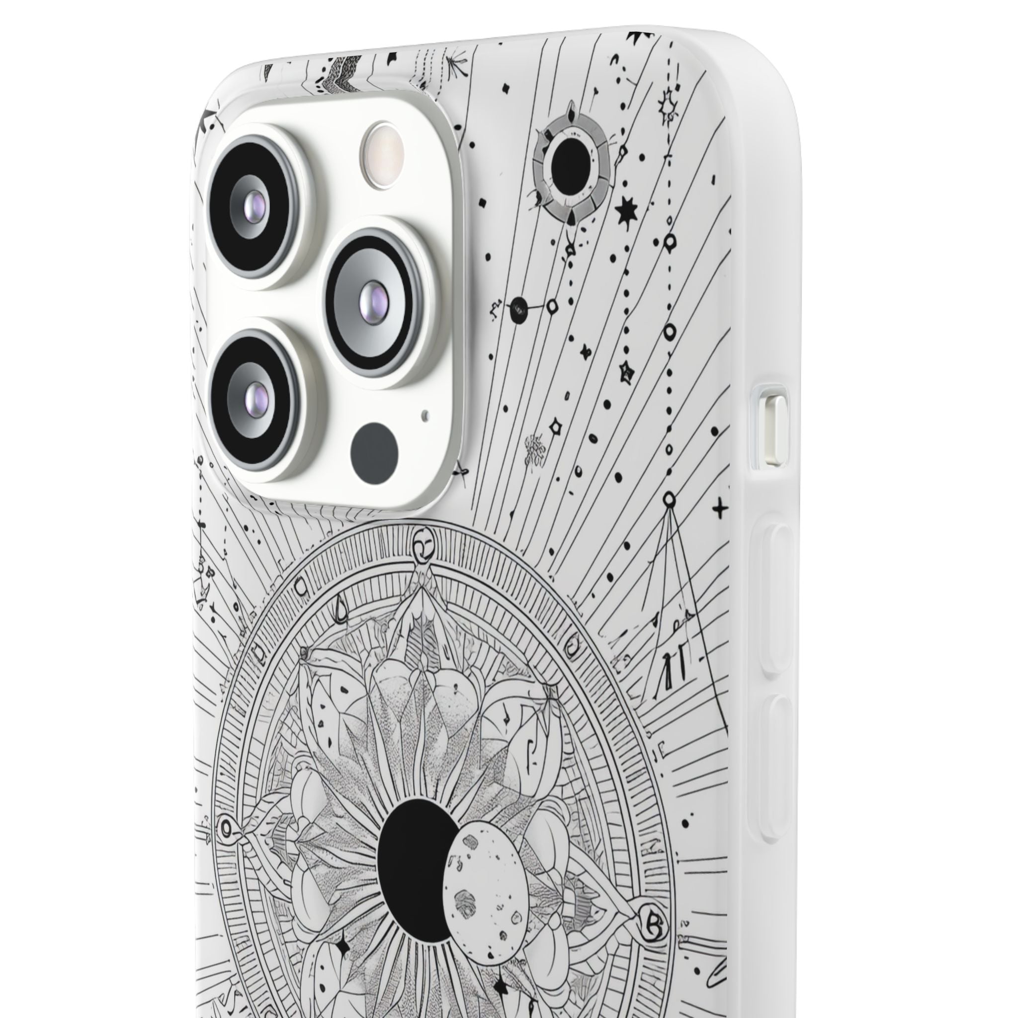 Celestial Mandala Mystique | Flexible Phone Case for iPhone