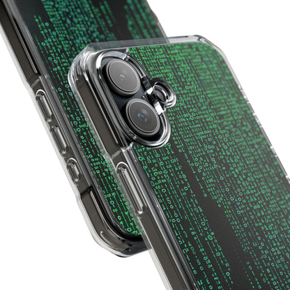 Neon Data Stream iPhone 16 - Impact Clear+