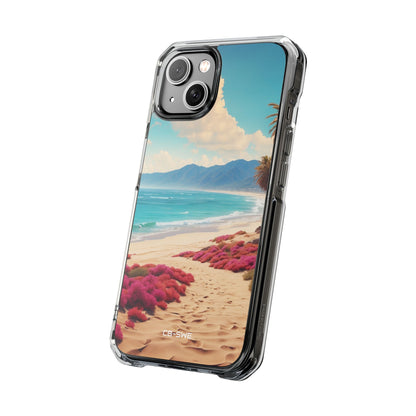 Footprints Trace Sand iPhone Case - Impact