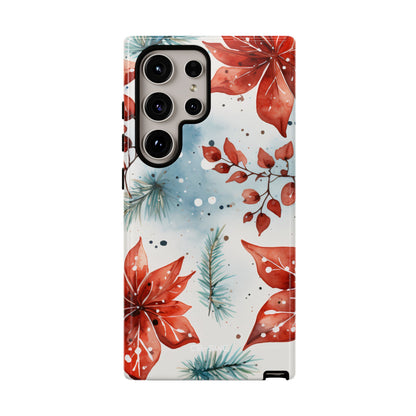Poinsettias Bloom Bright - Samsung Case