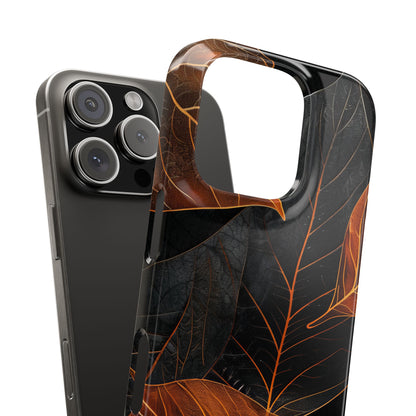 Autumn Leaf Elegance iPhone 16 - Slim Phone Case