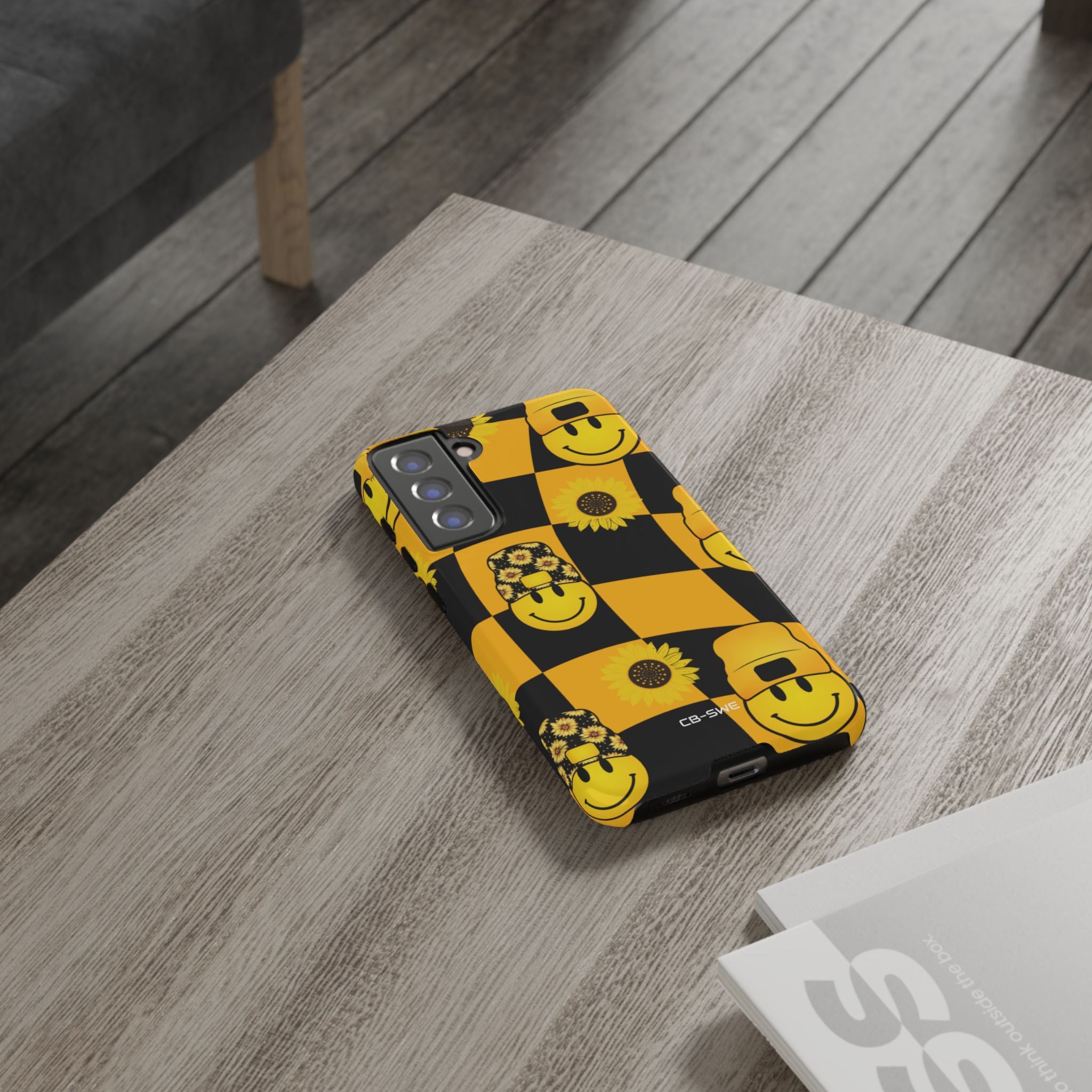 Joyful Checkered Smiles - Samsung Case