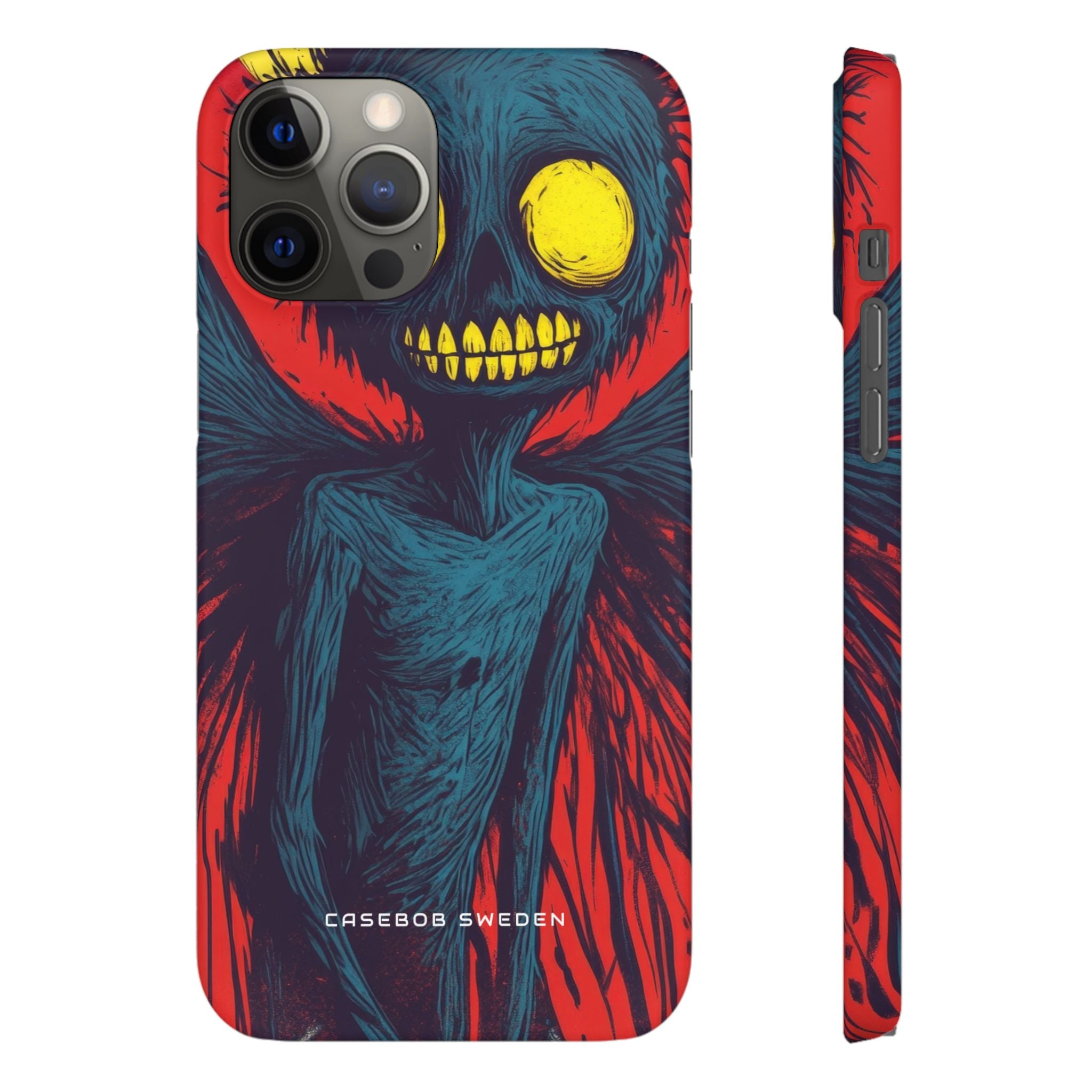 Gothic Winged Apparition iPhone 12 - Slim Phone Case